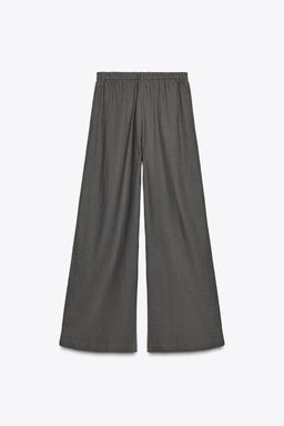 LINEN BLEND TROUSERS - Zara фото 15