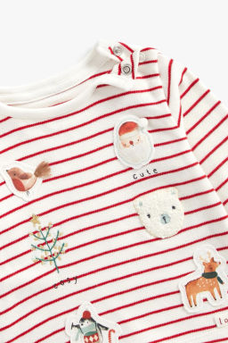 mothercare / Комплект: боди, штанишки, шапка Новый год  фото 4