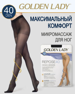 (Golden Lady) Repose 40 nero