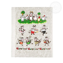 Набор полотенец из рогожки "Счастье есть" 45*60/3 шт. - 45*60 Полотенца из рогожки