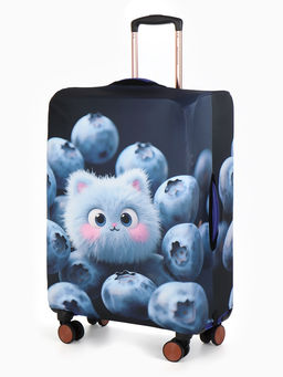 Чехол для чемодана «Пушистик», 20", синий