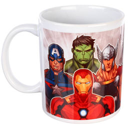 Кружка сублимация, 350 мл Герои живут среди нас, Мстители