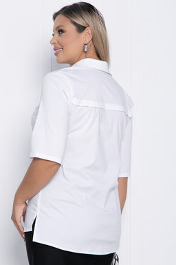 Рубашка Снежная роза (белая) Б10960 - Lt collection фото 2