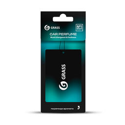 GRASS ароматизатор картонный подвесной "Musk & bergamot & freshness"