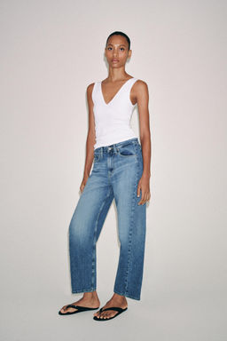 JEANS ZW COLLECTION ANKLE RELAXED TIRO MEDIO / Azul medio