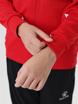 Детская олимпийка KELME Childrens Knitted Jacket (fleece) Red
