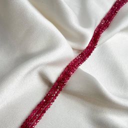 Бусины для рукоделия из Турмалина розового огранка (Бразилия)