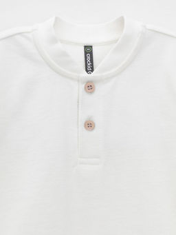 КР 302584/молочный 1001 к636 фуфайка (футболка) д/мал яс