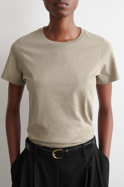CAMISETA DE ALGOD?N DE CUELLO REDONDO - H&m фото 9