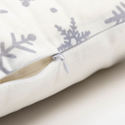 Наволочка декоративная новогодняя Этель. Снежинки 40?40 см, 100% п/э