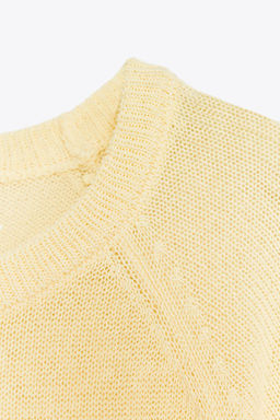 KNIT SWEATER WITH LOOSE-FIT SLEEVES - Zara фото 8