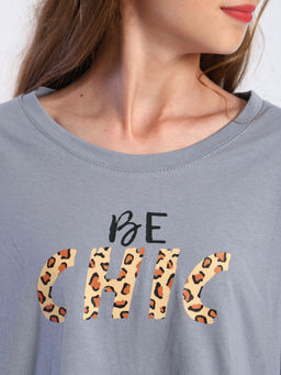 Футболка Чика серый - Ладошки фото 3