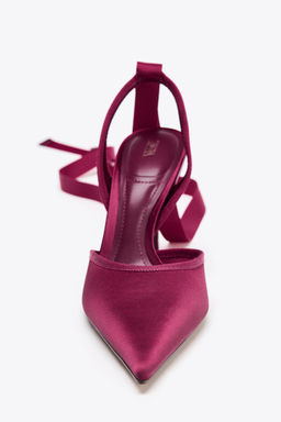 SLINGBACK HEELED SHOES WITH STRAP - Zara фото 5