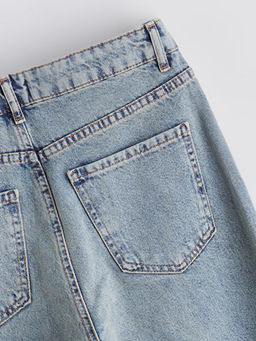 Wideleg Kad?n Jean Pantolon