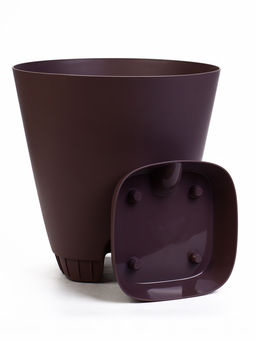 Кашпо с прикорневым поливом 15 л D-29,5см, H-31см ежевика "Гранд"