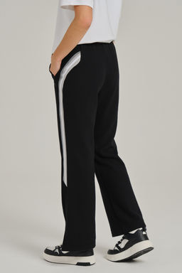 Брюки трикотажные утепленные Черный