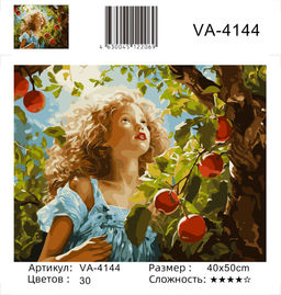 Картина по номерам на холсте и подрамнике 40х50 см