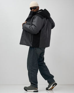 Горнолыжная куртка мужская зимняя темно-серого цвета 7611TC - Mtforce фото 14