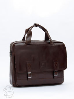 Портфель мужской кожаный 816XXL brown Fuzhiniao