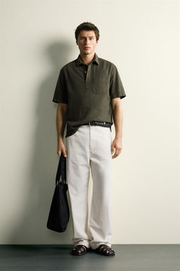 CAMISA POLO REGULAR FIT / Khaki