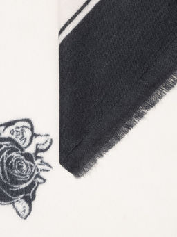 Палантин жен. виск+шерсть 90х200 LG33-607-01