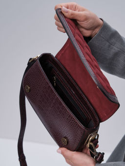 Сумка замшевая на плечо Deboro 30791 крок