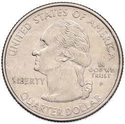 Монета 1/4 доллара (25 центов) 2000 года P США Штаты и территории  Штат Южная Каролина