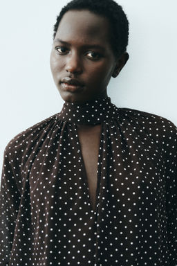 Blusa con cuello fular - H&m фото 2