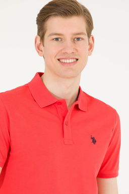 Erkek K_rm_z_ Basic Polo Yaka Ti__rt