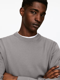 Jersey de punto fino en lana merino - H&m фото 7