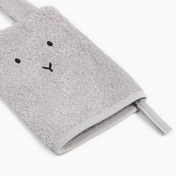 Набор Крошка Я (полотенце-уголок, рукавица, нагрудник), серый, 100% хл, 360 гр/м2  фото 7