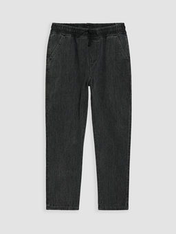 Beli Lastikli Erkek ?ocuk Jean Pantolon