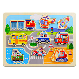 Пазл-вкладыш Транспортные средства