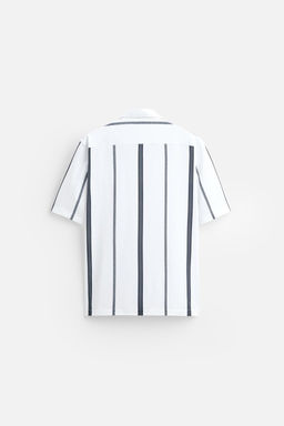 ELASTIC SHIRT WITH STRIPED PRINT - Zara фото 7