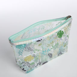 Косметичка на молнии, цвет зелёный - Simaland фото 3