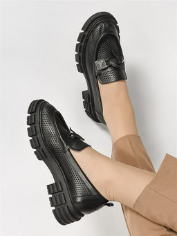 Лоферы женские комфорт 011-811 Siyah