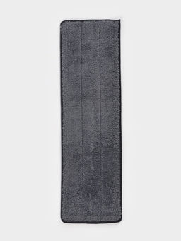 Швабра с отжимом и водосгоном Raccoon, 2 насадки из микрофибры 39×12 см, стальная ручка 130 см