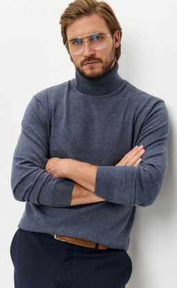 Водолазка F321-15318 blue - Fine joyce фото 2