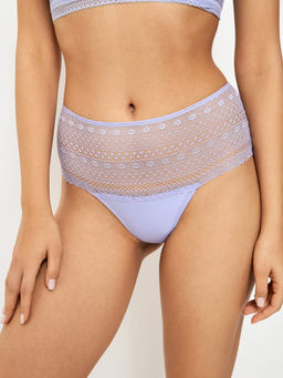 Трусы стринги с высокой талией жен. Colette голубой - Infinity Lingerie фото 3