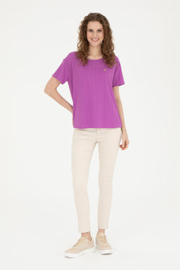 Женская фиолетовая футболка - U.s. polo assn фото 11