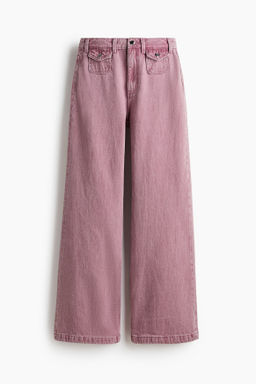 Wide High Jeans