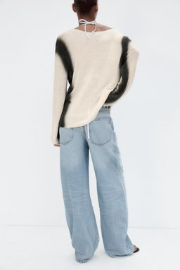 FADE PRINT KNIT SWEATER - Zara фото 5