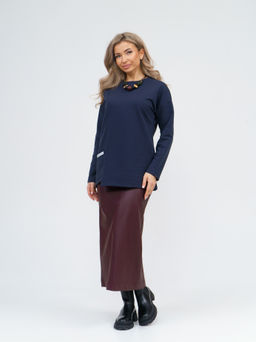 787 Туника "Серо-синий"