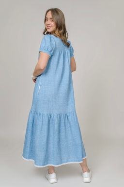 Платье из вареного муслина