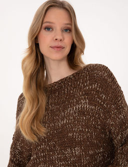 Kahverengi Comfort Fit Kazak - Pierre cardin фото 2