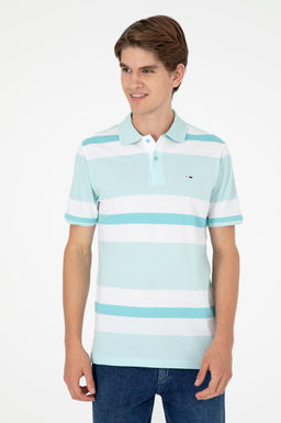 Мужская футболка водно-зеленого цвета - U.s. polo assn фото 3