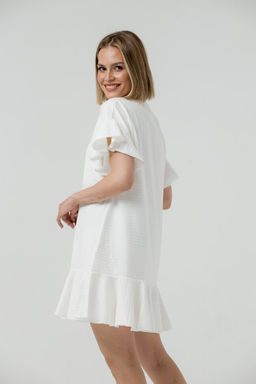 Платье с волнами ПЛОТНЫЙ ХЛОПОК - Knitka wear фото 5