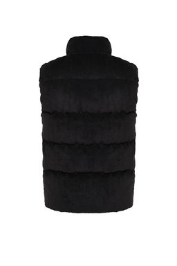 Trendyolmilla Man Siyah Erkek Regular Fit K?sl?k Kadife Yelek TMNAW23YE00013  фото 9