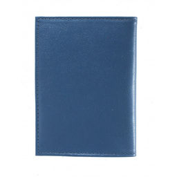 Обложка для авто+паспорт Croco-АВ-108 натуральная кожа синий бергамо (47) 265080  фото 2