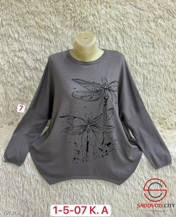 Свитер женский со стрекозами - Bruno фото 5